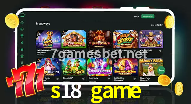 s18 game aplicativo