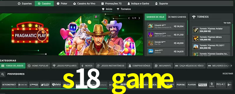 cassino s18 game